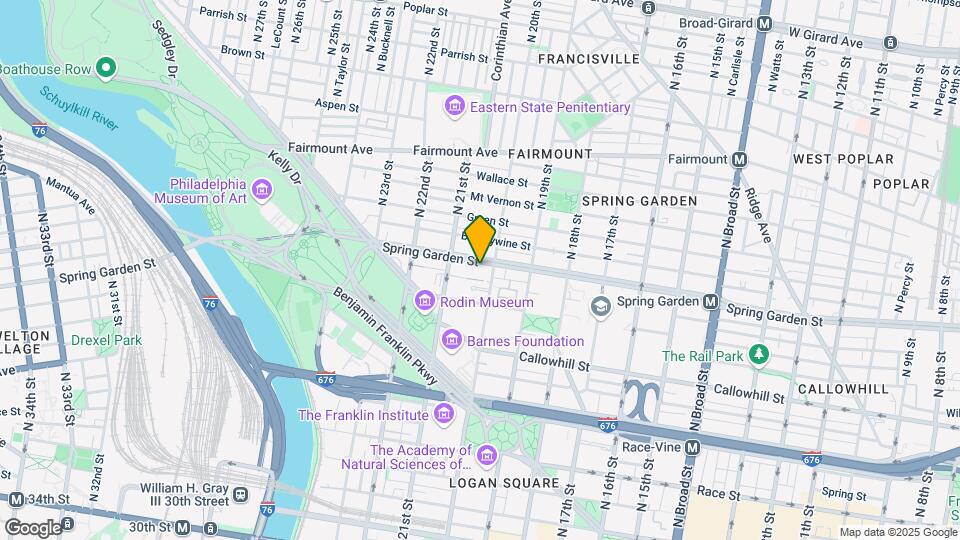 2010 Spring Garden St Mapa y Detalles de la Ubicación