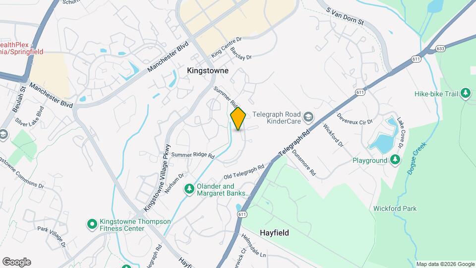 7222 Lensfield Ct Map and Location Details