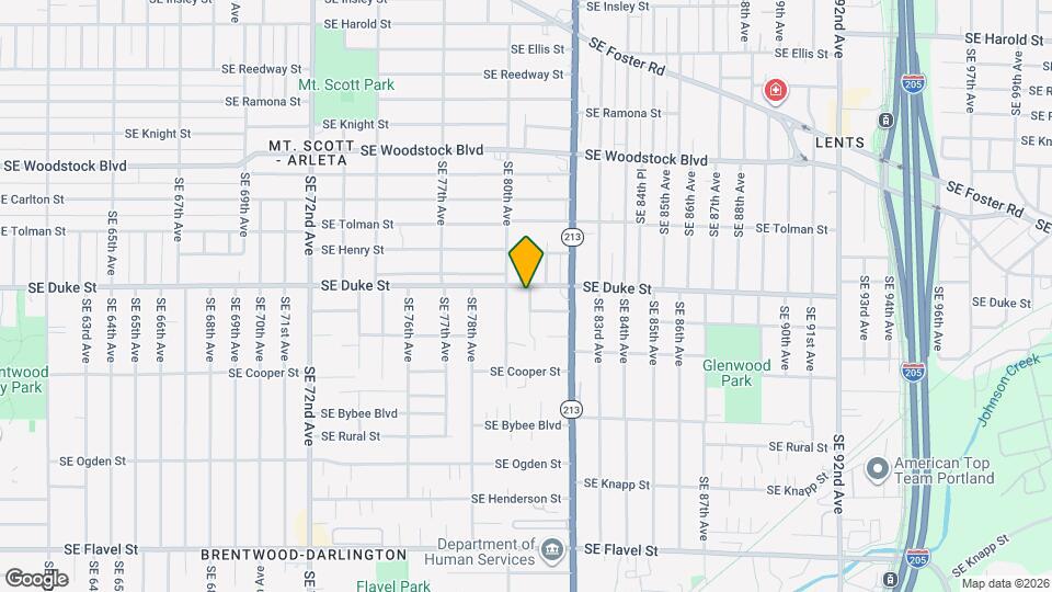 6515 SE 81st Ave Map and Location Details