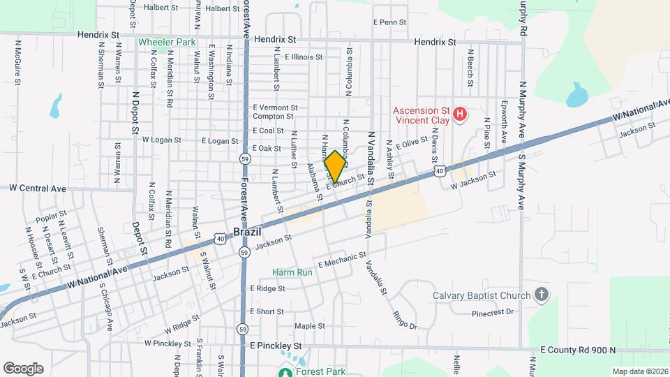 9 N Harrison St Map and Location Details