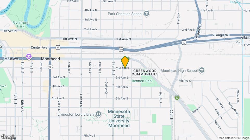 202 15th St S Map and Location Details