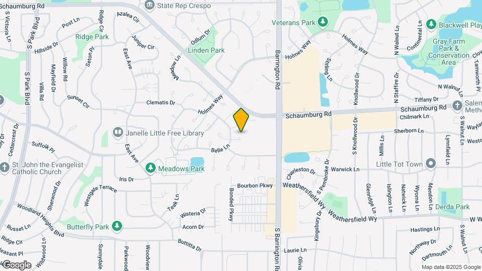 2814 Gilcrest Ct Map and Location Details