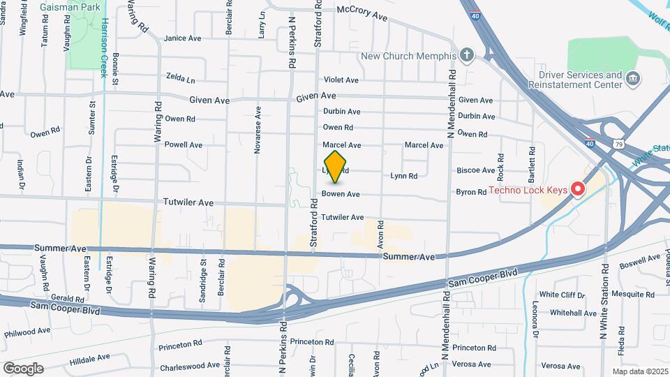 4678 Bowen Ave Map and Location Details