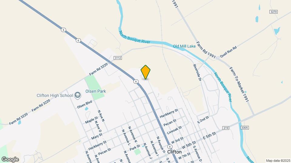 822 N Avenue F Map and Location Details