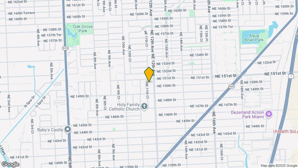 14935 NE 11th Ct Map and Location Details