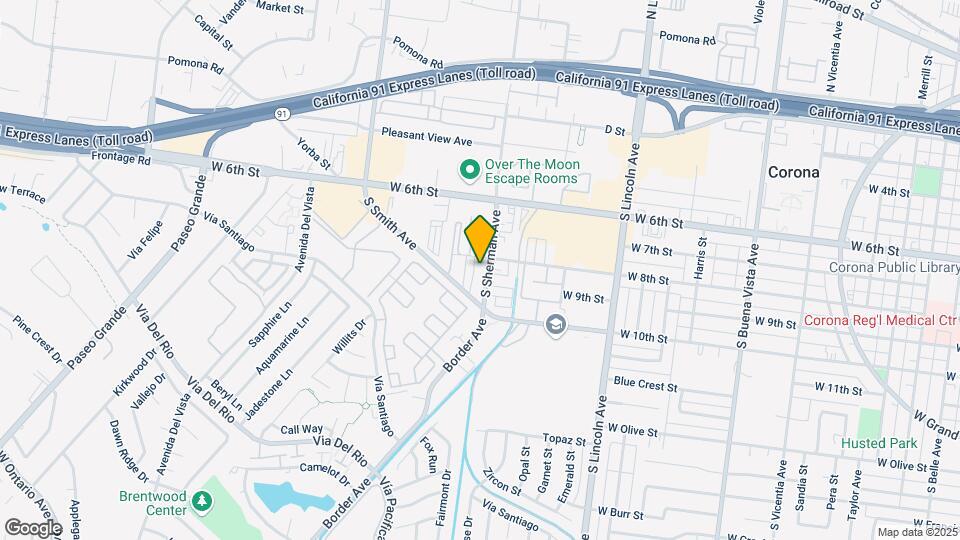 840 S Sherman Ave Map and Location Details