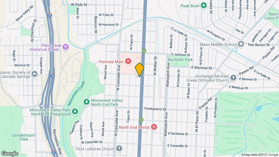 2124 N Nevada Ave Map and Location Details