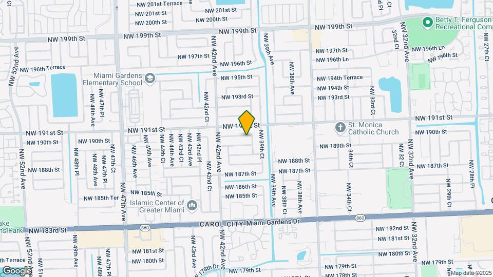 3960 NW 190th St Mapa y Detalles de la Ubicación