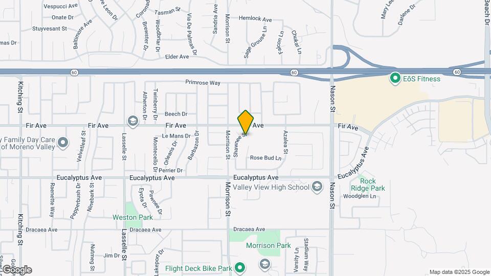 12828 Shawnee St Map and Location Details