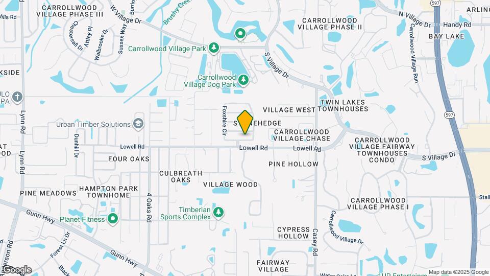 4704 Foxshire Cir Map and Location Details