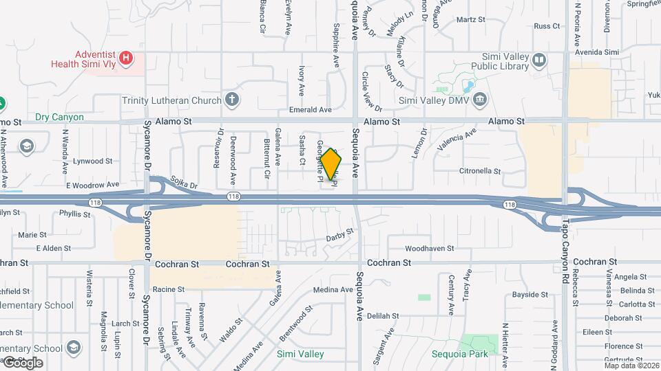 2607 Rochelle Pl Mapa y Detalles de la Ubicación