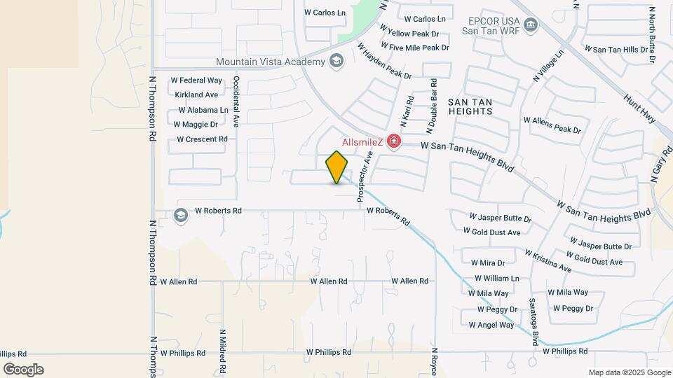 3691 W Goldmine Mountain Dr Map and Location Details