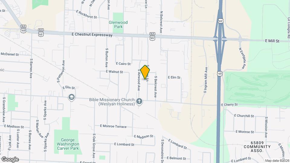 443 S Prince Ln Map and Location Details