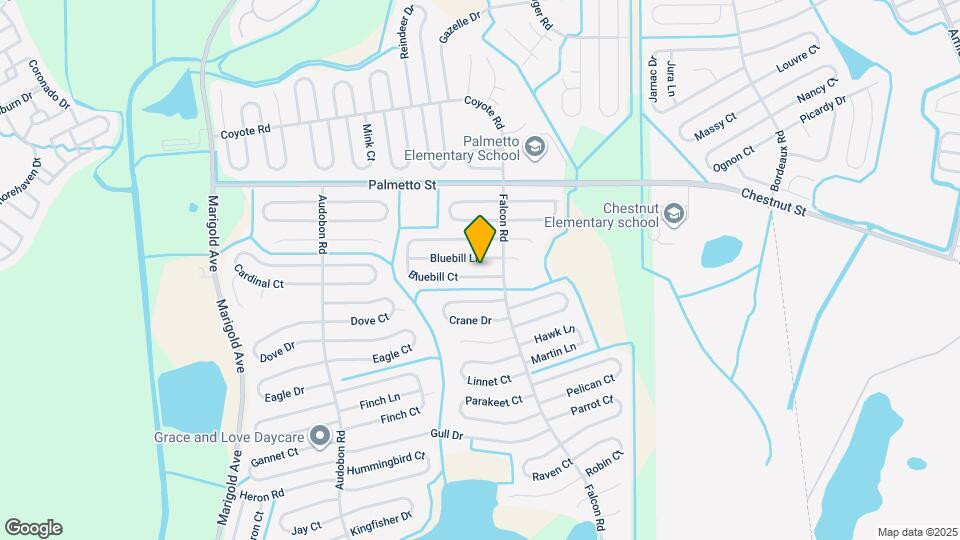 672 Bluebill Ct Map and Location Details