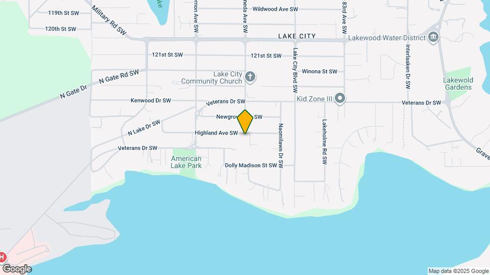 8900 Highland Ave SW Map and Location Details