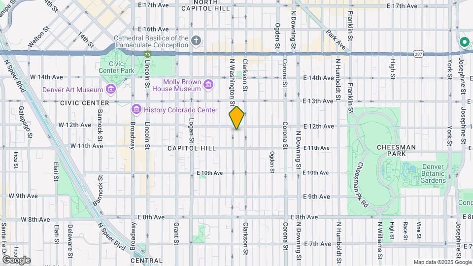 1148 N Washington St-Unit -3 Map and Location Details
