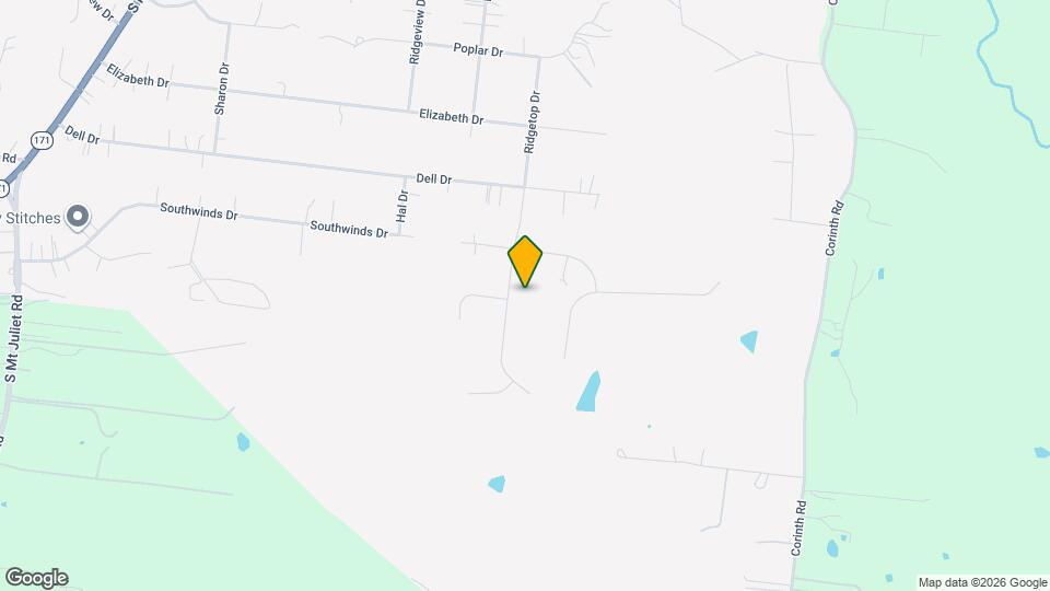 829 Ridgetop Dr Map and Location Details