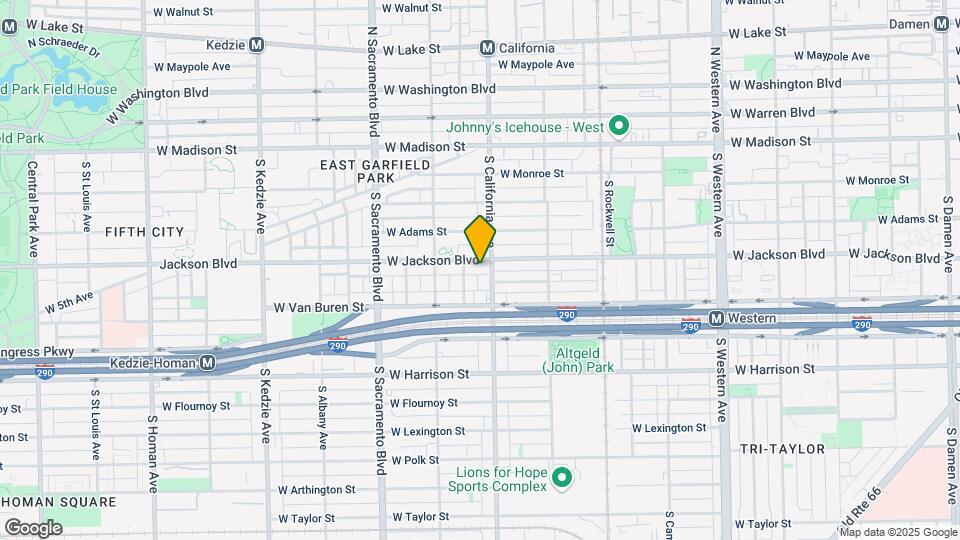 2811 W Jackson Blvd Map and Location Details
