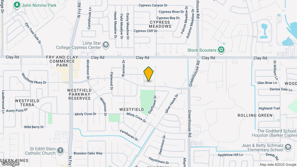 3907 Meadow Lilly Ln Mapa y Detalles de la Ubicación