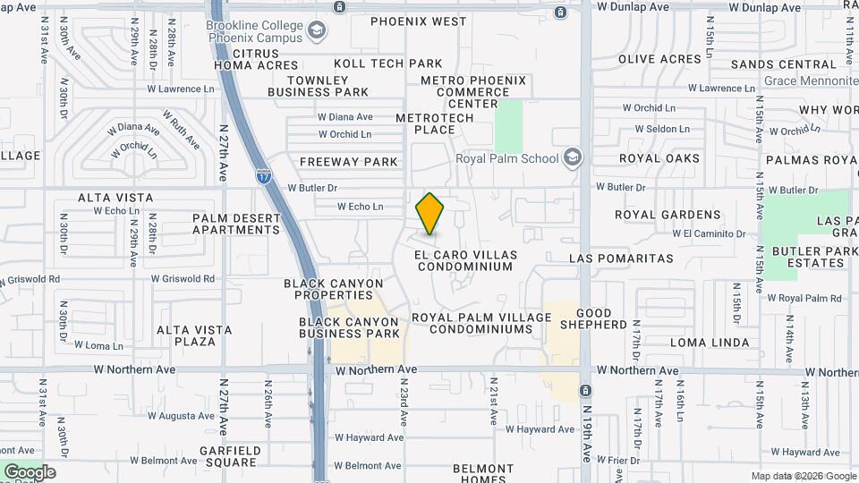 2244 W Laurie Ln Map and Location Details