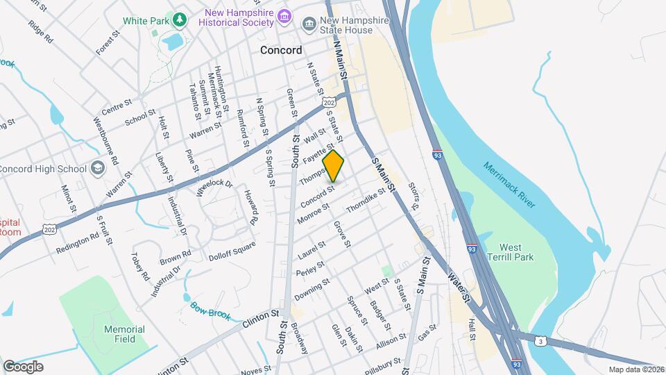 35 Concord St Map and Location Details