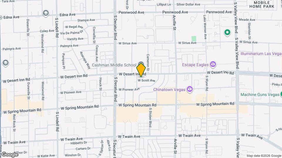 4622 W Scott Ave Map and Location Details