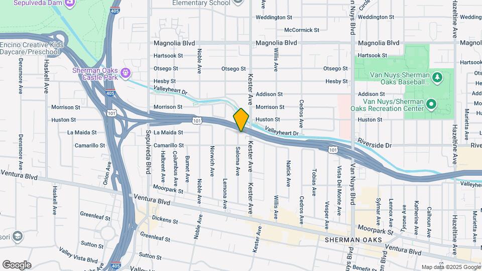 4824 Saloma Ave Map and Location Details