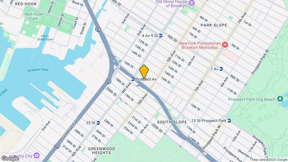 213 Prospect Ave Map and Location Details