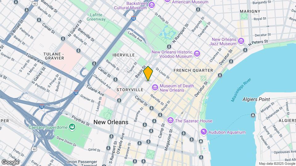 1018 Bienville Ave Mapa y Detalles de la Ubicación