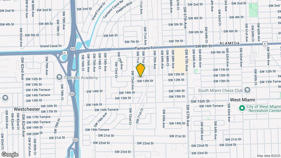 7145 SW 13th St Map and Location Details