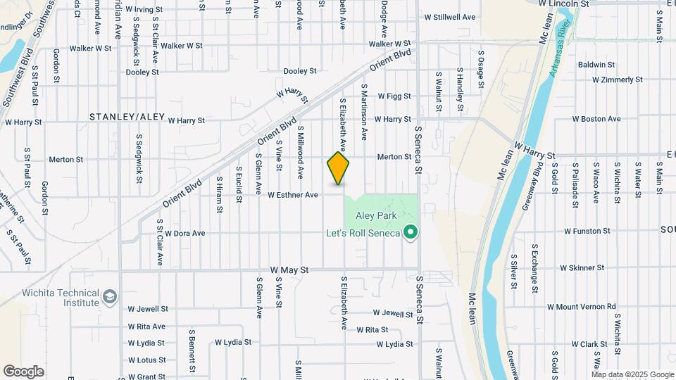 1508 W Esthner Ave Map and Location Details