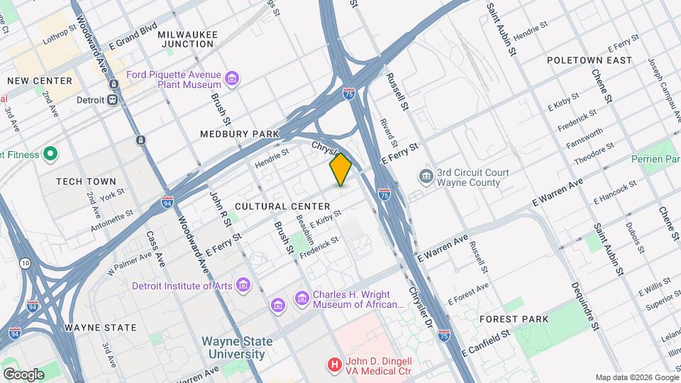 626 E Ferry St Map and Location Details