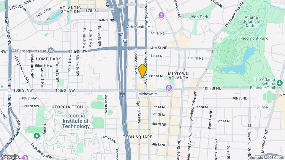 Momentum Midtown Mapa y Detalles de la Ubicación