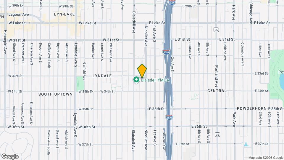 3310 Nicollet Ave Map and Location Details