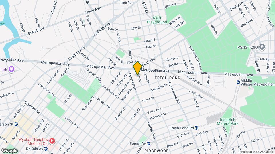 62-60 60th St Mapa y Detalles de la Ubicación