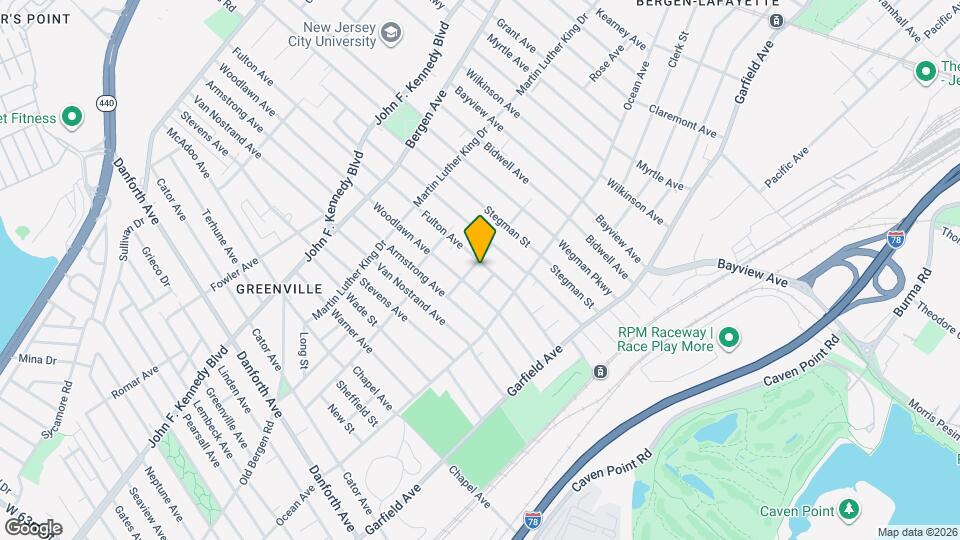 107 Fulton Ave Map and Location Details