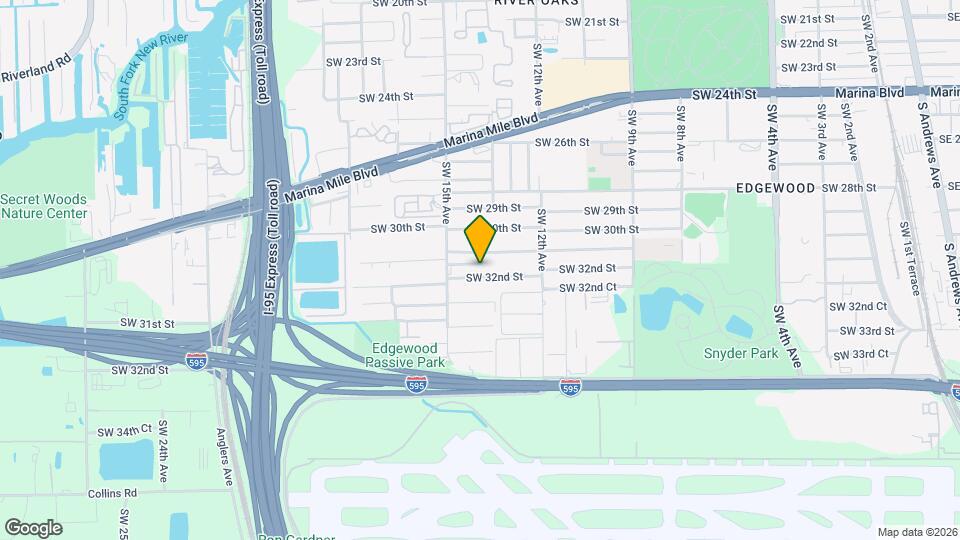1401 SW 32nd St Map and Location Details