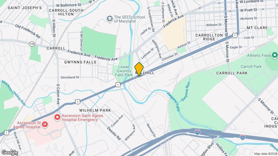 2737 Wilkens Ave Map and Location Details