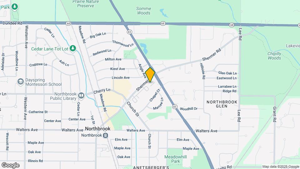 1115 Shermer Rd Map and Location Details