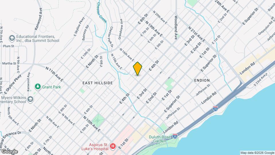 412 N 15th Ave E Map and Location Details