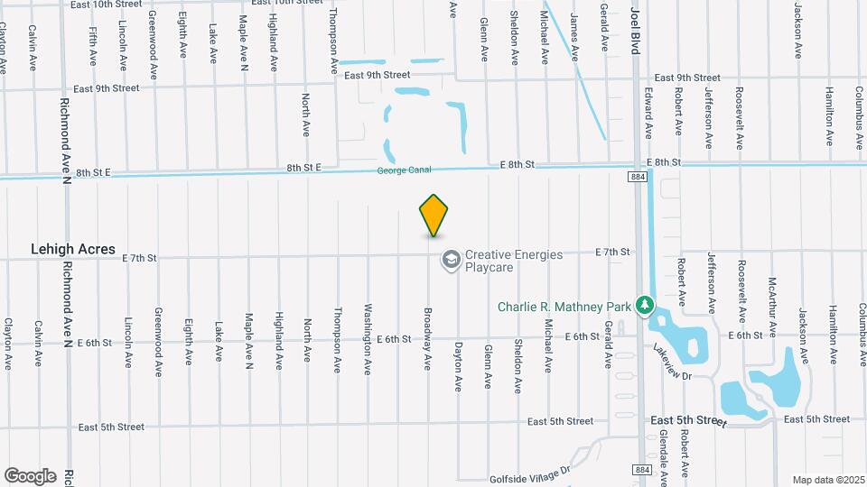 702 Broadway Ave Map and Location Details