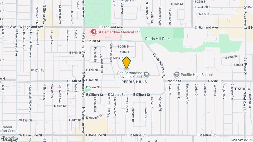 1667 Valencia Ave Map and Location Details