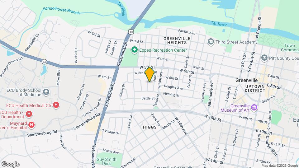 615 Hudson St Map and Location Details