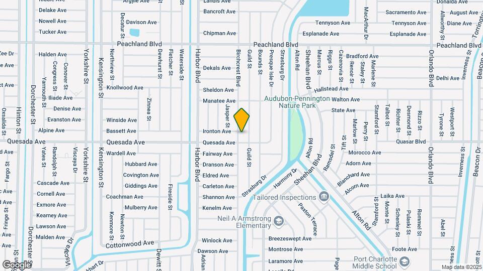 1256 Birchcrest Blvd Map and Location Details