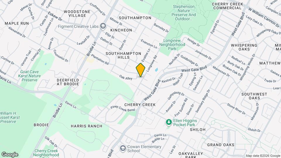 8202 Longview Rd Map and Location Details