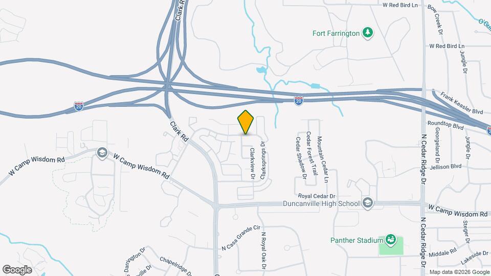 6824 Clarkridge Dr Mapa y Detalles de la Ubicación