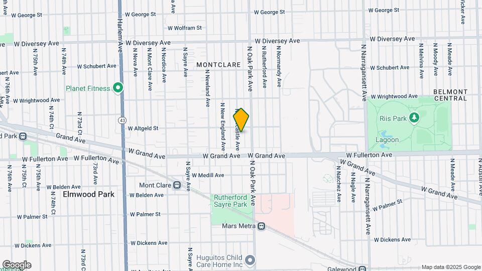 2443 N Newcastle Ave, Unit Garden Mapa y Detalles de la Ubicación