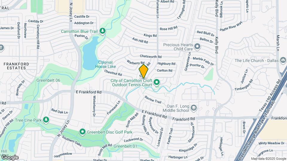 3109 Furneaux Ln Map and Location Details