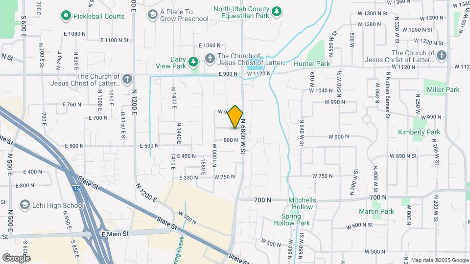 929 W Sunrise Ln Map and Location Details