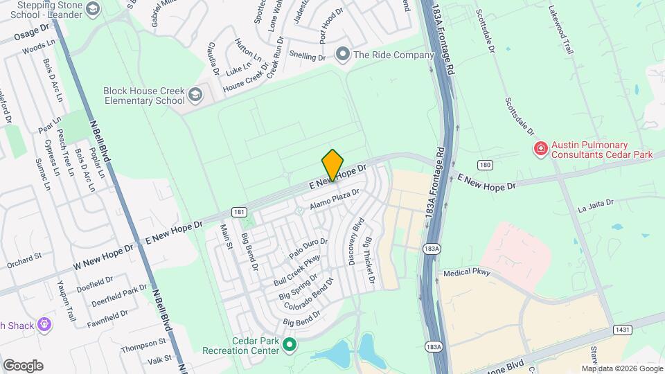 934 Lost Pines Ln Mapa y Detalles de la Ubicación
